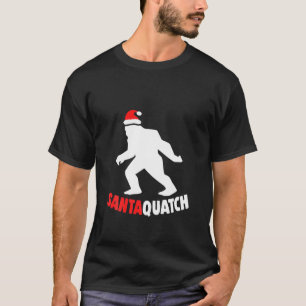 T-shirt Noël amusant Père Noël Bigfoot Sasquatch Xmas Cele