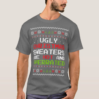 T-shirt Noël amusant pour les hommes moches de la fête du
