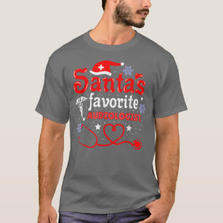 T-shirt Noël audiologiste préféré de Santas