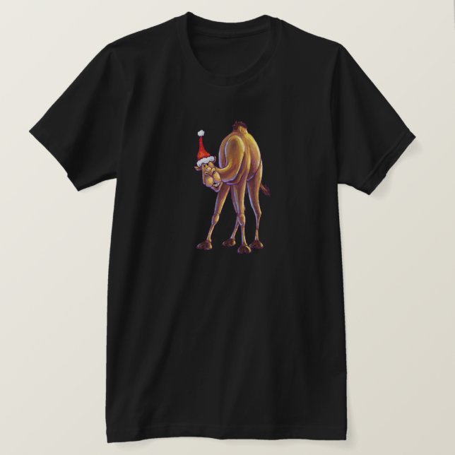 T-shirt Noël aux chameaux (Design devant)