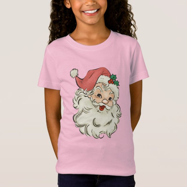T-Shirt Noël aux filles rétros (Devant)