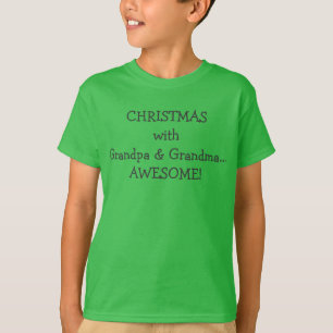 T-shirt "NOËL avec le grand-papa et la grand-maman…" Ts