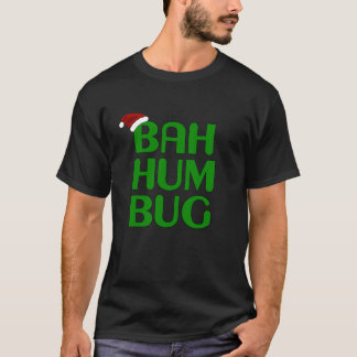 T-shirt Noël Bah Humbug Art Xmas Humbug Santa Hat