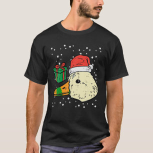 T-shirt Noël Canard Santa Chapeau drôle Animal Noël Hommes