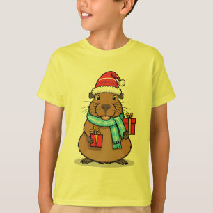 T-shirt Noël Capybara