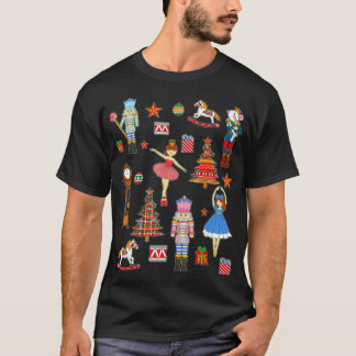 T-shirt Noël Casse-Noisette Cadeaux Filles Ballet Xmas PJ 