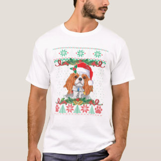 T-shirt Noël Cavalier King Charles Spaniel