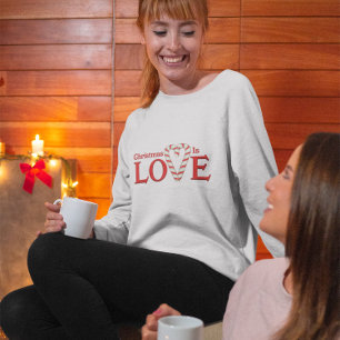 T-shirt Noël, c'est le coeur du Sucre de canne d'amour