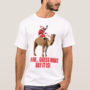 T-shirt Noël chameau de 2013 journées en milieu de semai