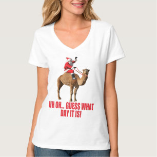 T-shirt Noël chameau de 2013 journées en milieu de semai