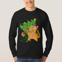Noël Chat Orange Tabby avec Zoomies Xmas arbre