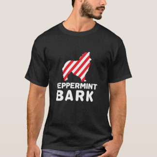 T-shirt Noël Chien Menthe Bergamote Shetland Sheepdog Fu