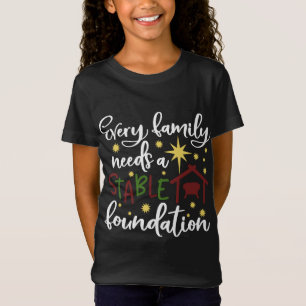 T-Shirt Noël Christian Dit Citation Religieuse Famille