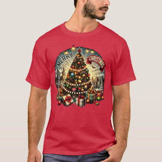 T-shirt Noël classique Design Cadeaux de Noël