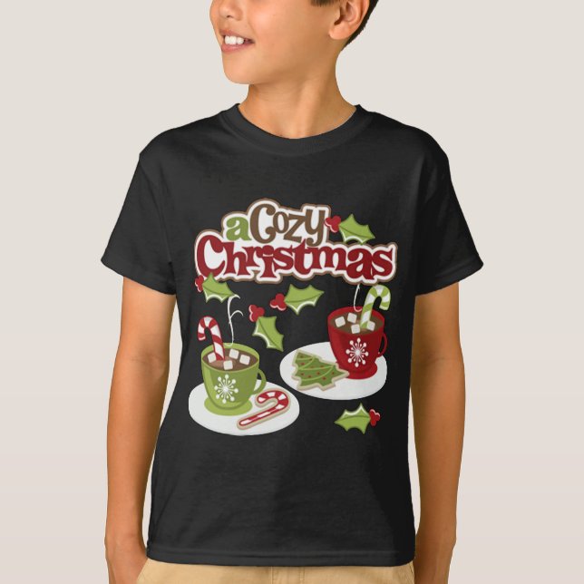 T-shirt Noël cosy (Devant)