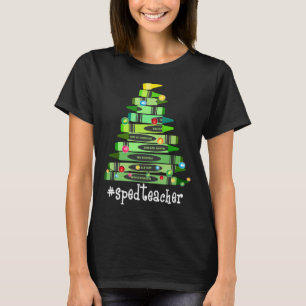 T-shirt Noël Crayon Spécial Prof Arbre Meilleur  Noël