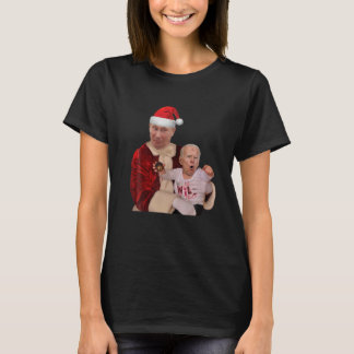 T-shirt Noël De Biden Et Poutine Père Noël - Noël Drôle