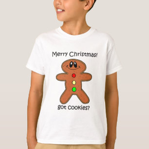 T-shirt Noël de bonhomme en pain d'épice