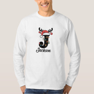 T-shirt Noël de famille monographique  Vacances personnali