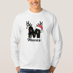 T-shirt Noël de famille monographique Vacances personnali