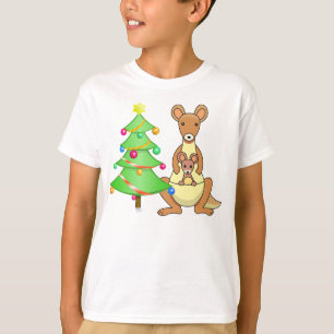 T-shirt Noël de kangourou