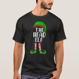 T-shirt Noël de la famille des elfes de tête