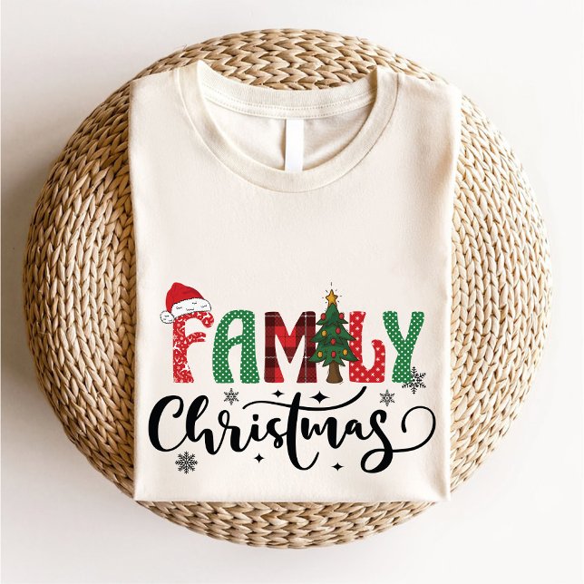 T-shirt Noël de la famille : faire des souvenirs ensemble (Family Christmas Making Memories Together T-Shirt)