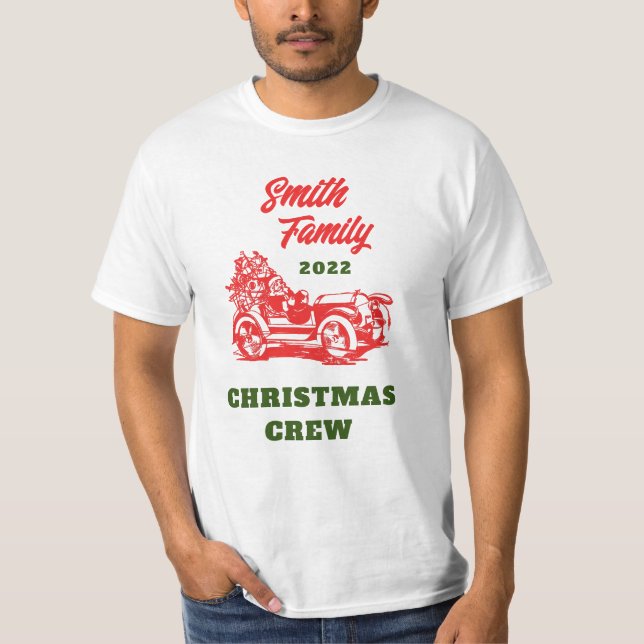 T-shirt Noël de la famille père Noël (Devant)