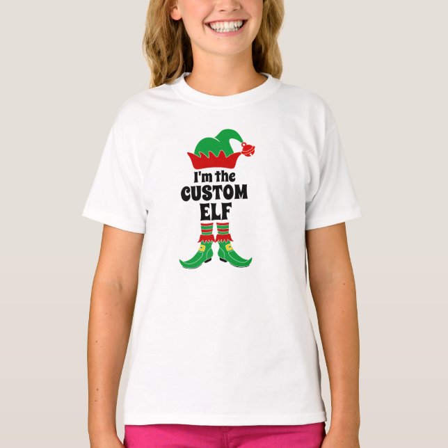 T-shirt Noël de la famille Père Noël personnalisée (Devant)