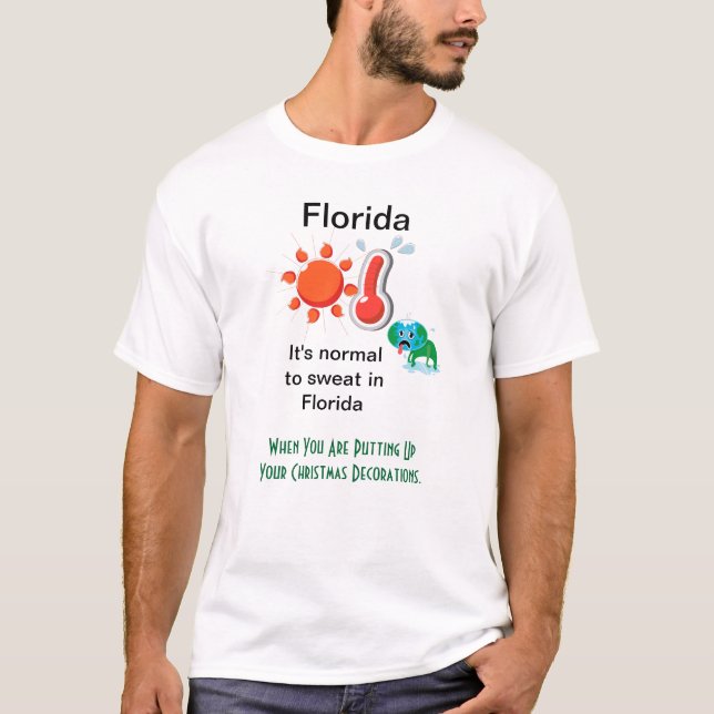 T-shirt Noël de la Floride (Devant)