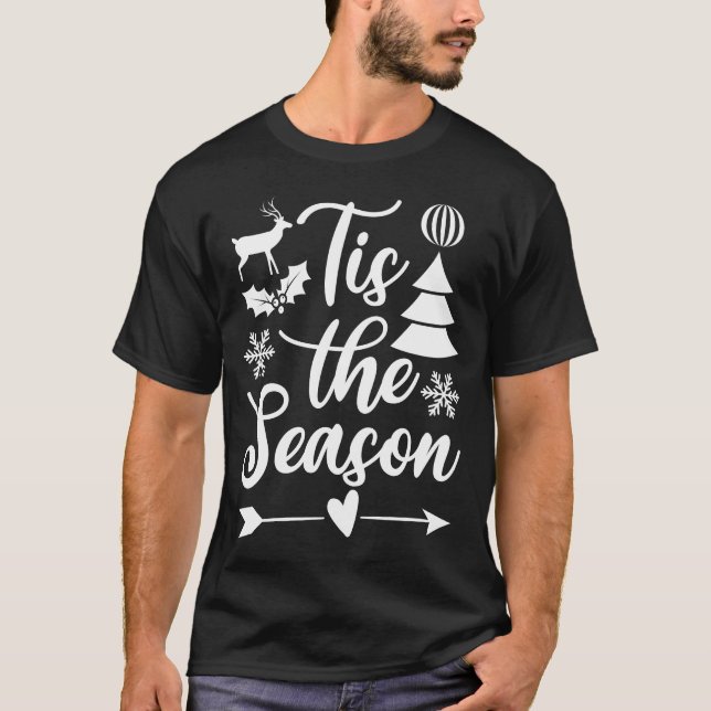 T-shirt Noël de la saison (Devant)