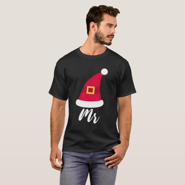 T-shirt Noël de M. et Mme. (Devant entier)