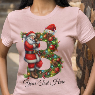 T-shirt Noël de Père Noël personnalisé