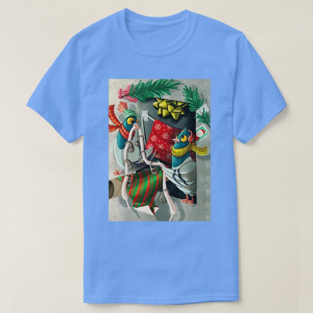 T-shirt Noël de Pigeon (Design devant)