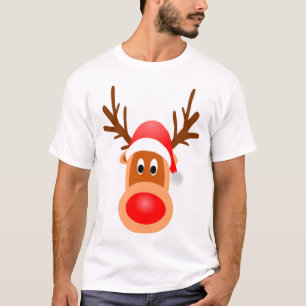 T-shirt Noël de renne (conception B)