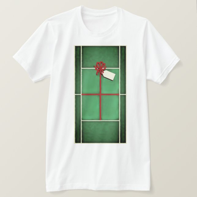 T-shirt Noël de Tennis Créatif (Design devant)