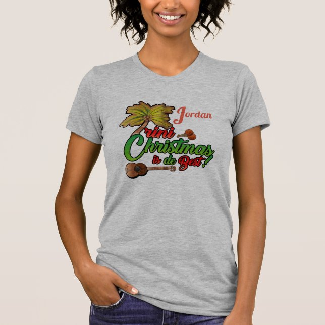 T-shirt noël de trini toujours d mieux avec marac (Devant)