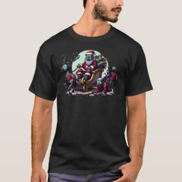 T-shirt Noël de Zombie Père Noël