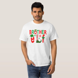 T-shirt Noël d'elfe de frère.