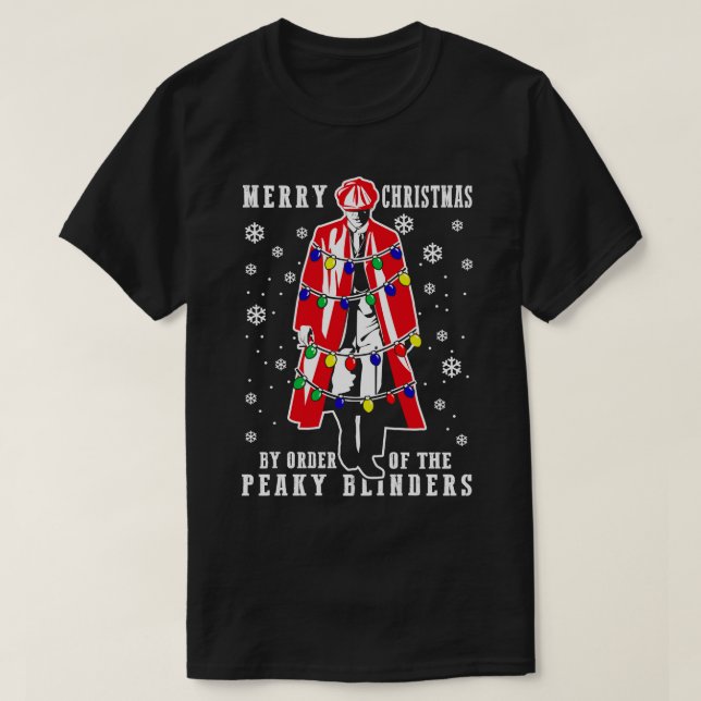 T-shirt Noël des Aveugles de Peaky (Design devant)