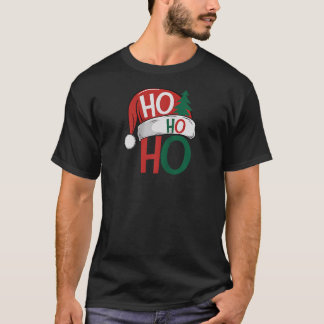 T-shirt Noël d'hiver Snowman Santa Claus Reindeer Joyeux C