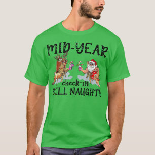 T-shirt Noël drôle à mi-parcours en juillet, Contrôle de m