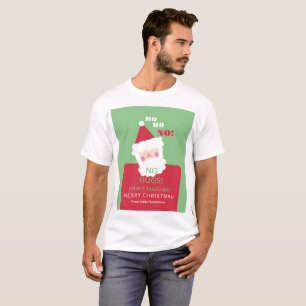 T-shirt Noël drôle Pas de câlins laides