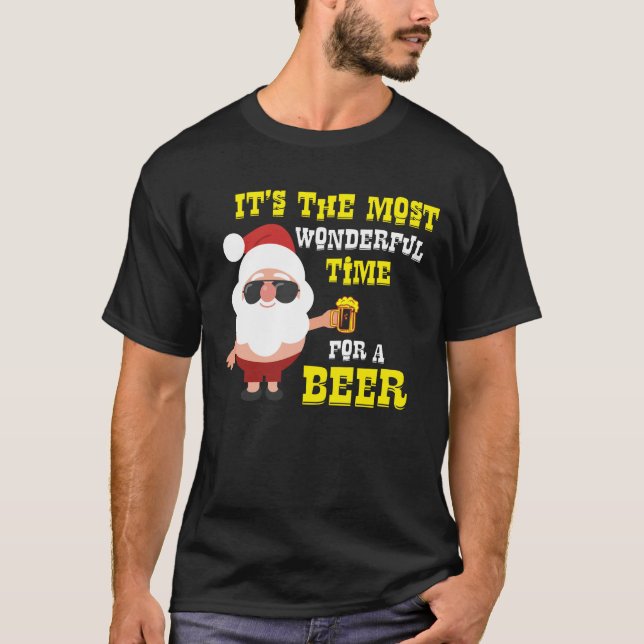 T-shirt Noël drôle Père Noël (Devant)
