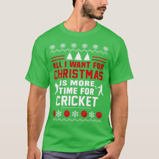 T-shirt Noël du cricket