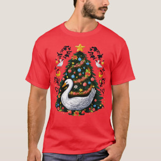 T-shirt Noël du cygne