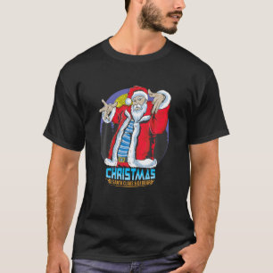 T-shirt Noël du "DJ Père Noël"