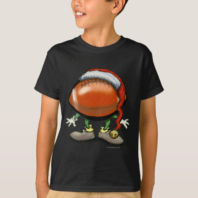 T-shirt Noël du football (Devant)