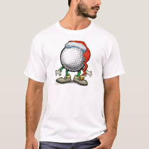 T-shirt Noël du golf