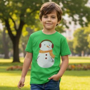 T-shirt Noël du mignon Snowman